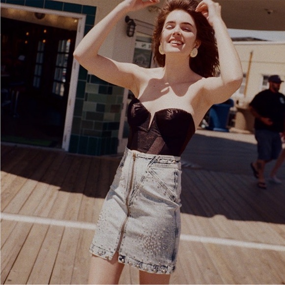 Stoned Immaculate Dresses & Skirts - Stoned Immaculate Denim Skirt NWT